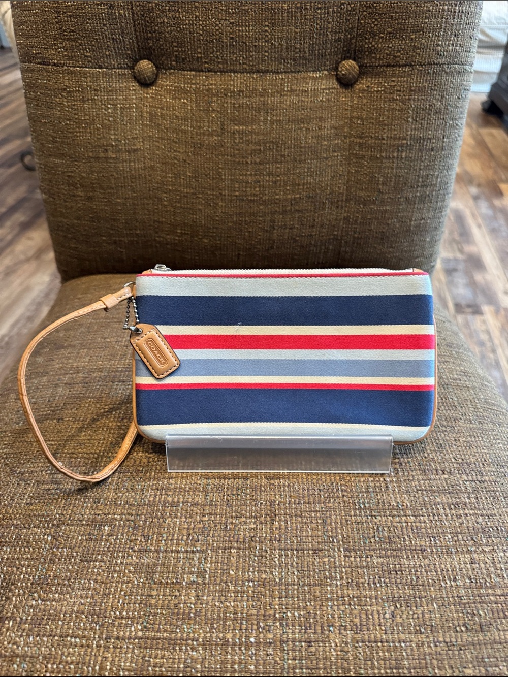 Coach vintage Hampton multicolor canvas tote bag & wristlet wallet with hangtag - Picture 10 of 12